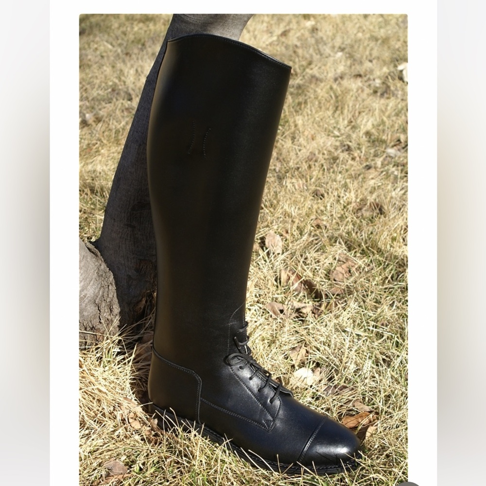 Dehner Stock Riding Boot (Field) black leather